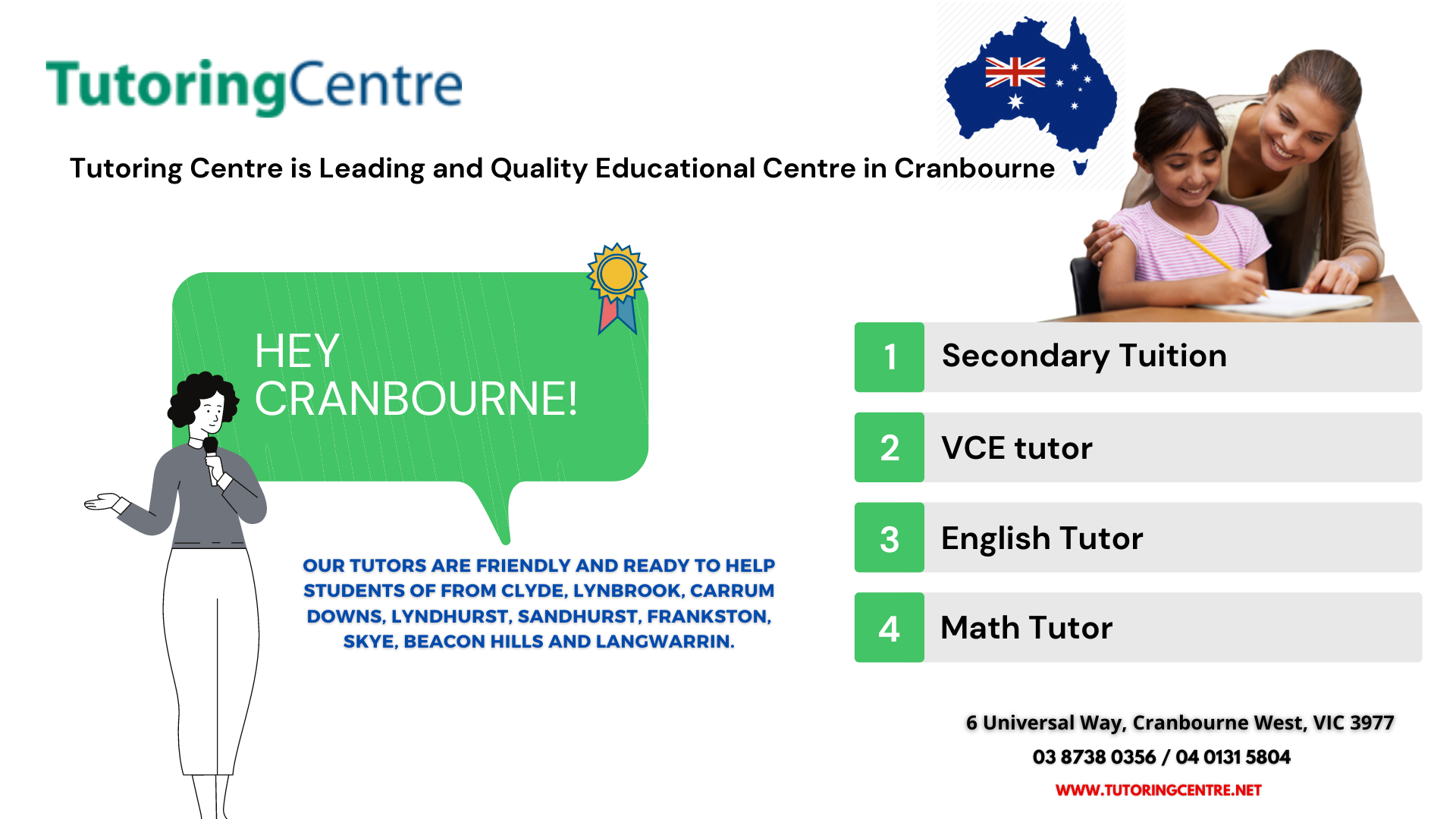 Best Tutoring Centre Cranbourne 